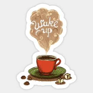 Wake Up Sticker